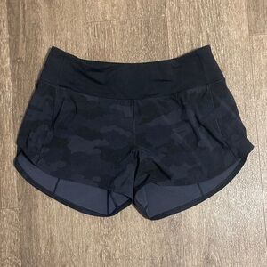 lululemon athletica Black Camo Run Shorts
